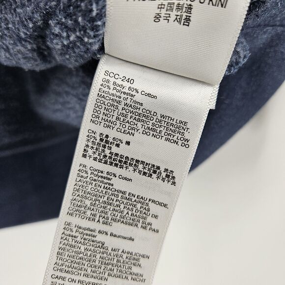 Marmot Hoodie Mens Large Blue Yellow Pullover Spell Out Logo Sweatshirt Outdoors - Picture 4 of 11